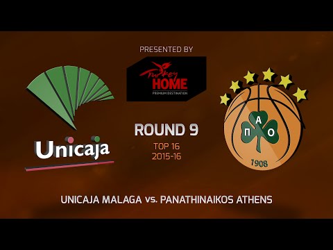 Highlights: Top 16, Round 9, Unicaja Malaga 58-76 Panathinaikos Athens