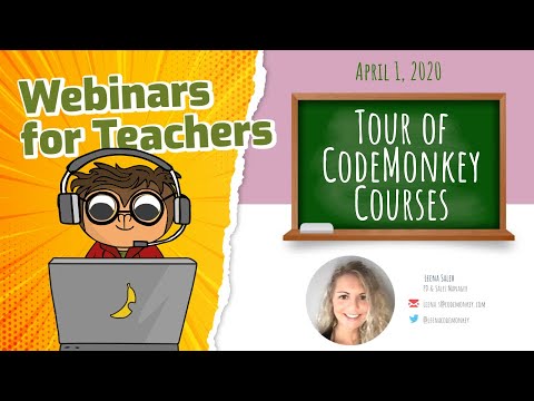 Tour of CodeMonkey Courses and Content for #covid19