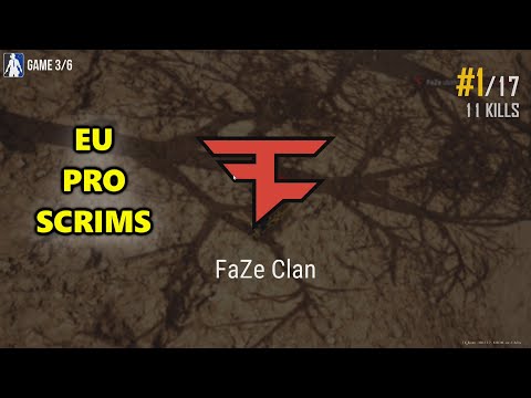 FaZe ubah, Gustav, FuzzFace & Aitzy - EU PRO SCRIMS - PUBG