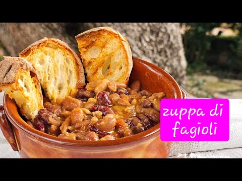 Zuppa di fagioli con salsiccia #ricette #perte #zuppadifagioli #fagioli
