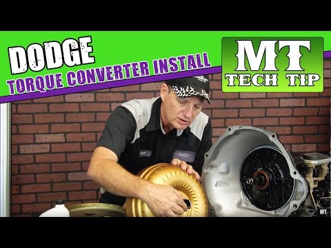 Dodge Torque Converter Install