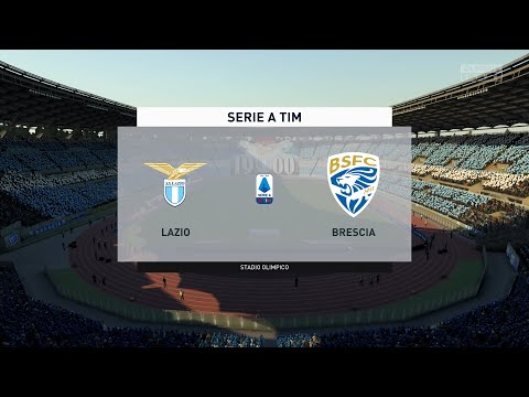 LAZIO VS BRESCIA(29th JULY 2020) - (Matchday 37 PREDICTION) SERIE A - Full Match Gameplay