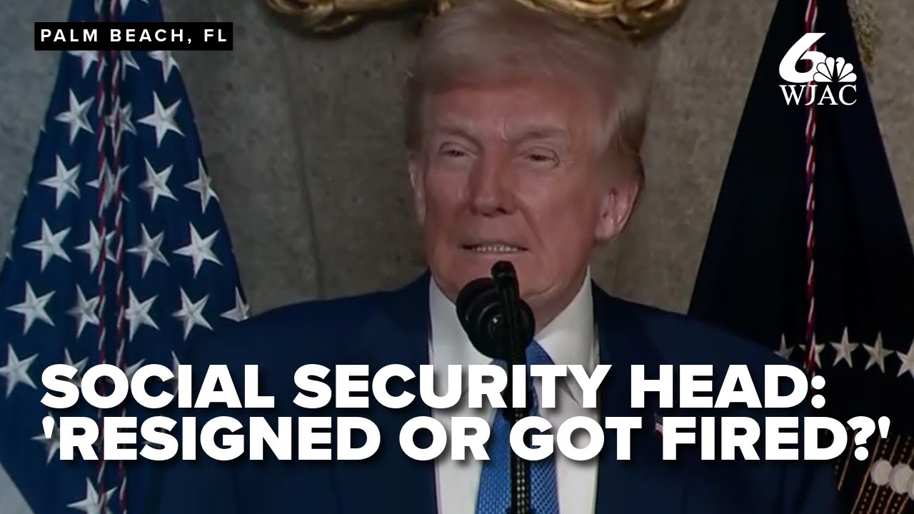 Trump lists DOGE findings on spending, says "I think got fired" referring to SSA head resignation