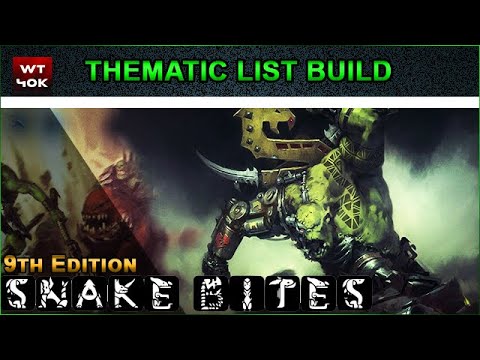 Thematic List Build: Snake Bites 🐍 - 9th Edition Warhammer 40k