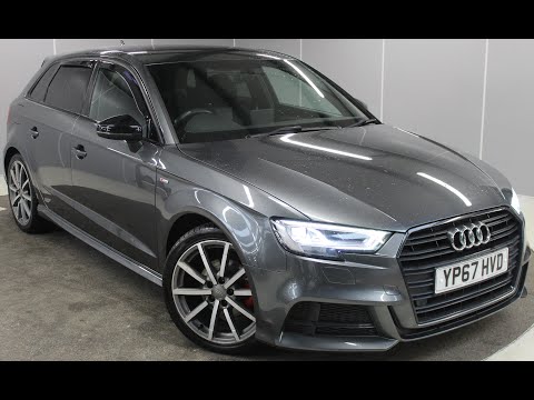 2017 (67) Audi A3 2.0 TDI Black Edition Sportback Euro 6 (s/s) 5dr