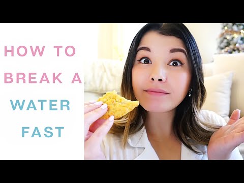 How To Break A Long Water Fast SAFELY! | Water Fast