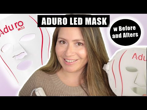 ADURO LED MASK REVIEW W BEFORE AND AFTERS