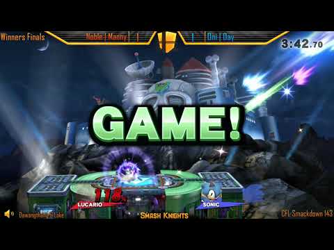 Day (Lucaio) VS Noble | Manny (Sonic) WF CFL Smackdown 143 Pt1