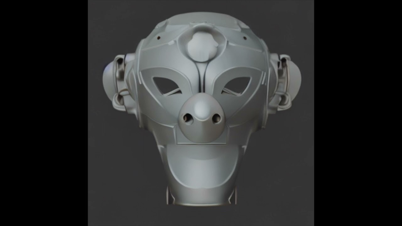 HD Stable Diffusion Monkey Head Mask