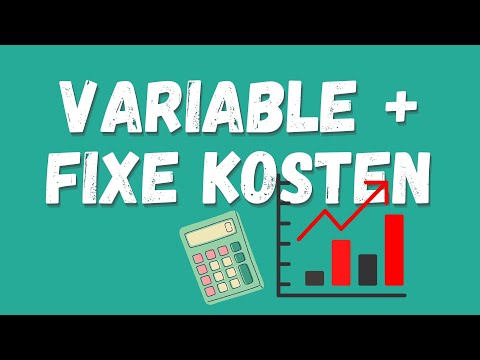Variable and fixed costs explained simply