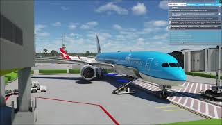 MSFS KLM B787X Melbourne YMML Airport Scenery Arrival Taxi