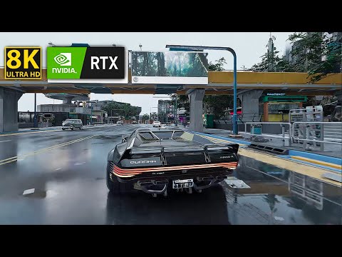 Cyberpunk 2077 8k, New! INCREDIBLE! Realistic Graphics Mod (DLSS 4.0, Path Tracing Ultra, Gameplay)