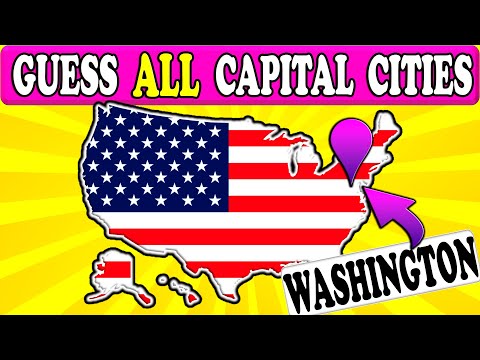 🌇 Guess and Learn ALL 195 CAPITAL CITIES Of The WORLD 🌎/CHALLENGE YOURSELF!