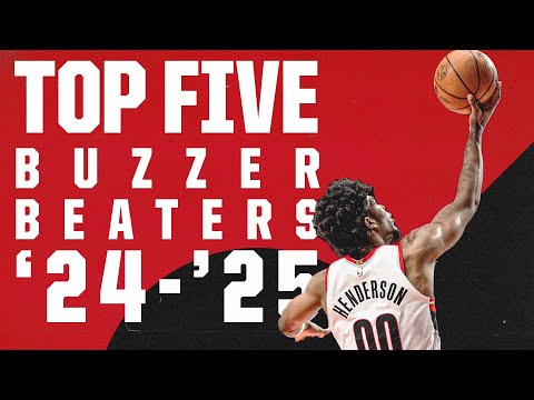 Top 5 Buzzer-Beaters of 2024-25 NBA Season | Portland Trail Blazers