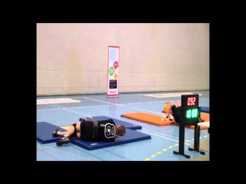 Per Olhans last seconds kettlebell Biathlon 2016-04-30 Lindesberg