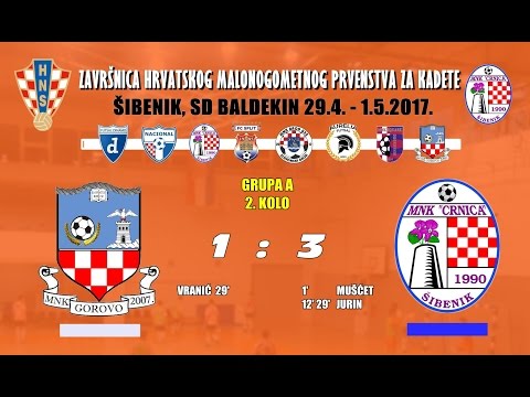 PH FUTSAL KADETI: GOROVO - CRNICA, 30.04.2017.