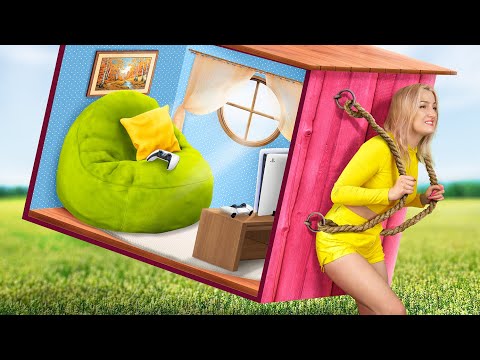 Maison En Carton Portable / Défi De Construction