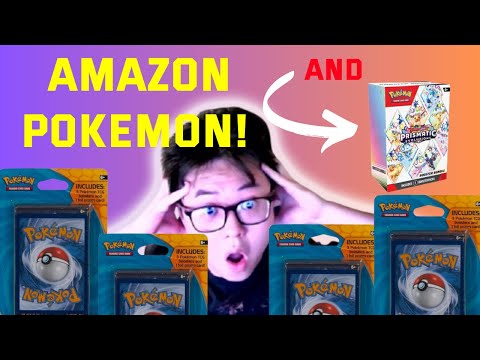 OPENING 3 AMAZON RANDOM BLISTER PACKS + PRISMATIC EVOLUTIONS BOOSTER BUNDLE! (Pokémon TCG)