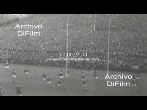 Rugby - Ireland vs Wales - Five Nations Championship 1966 FOOTAGE ARCHIVE