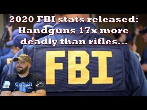 FBI Statistics DESTROY Gun Control Narrative... Handguns killed 17x over rifles in 2020... Thumbnail