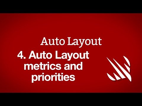 Auto Layout metrics and priorities: constraints(withVisualFormat:) – Auto Layout, part 4