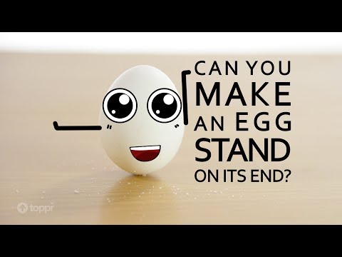 How can you balance an egg on its end | Egg experiment