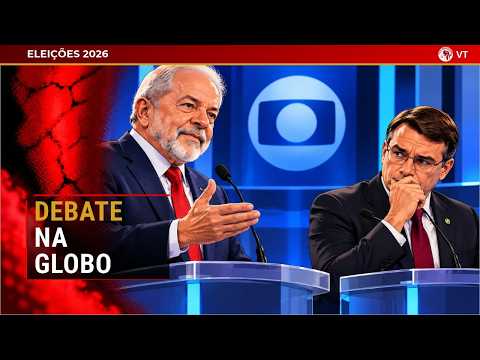 DEBATE NA GLOBO: Lula x Flavio Bolsonaro