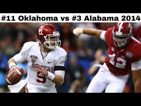 A HUGE Upset in the Sugar Bowl! (Oklahoma vs Alabama 2014) | CFB Throwback Highlights