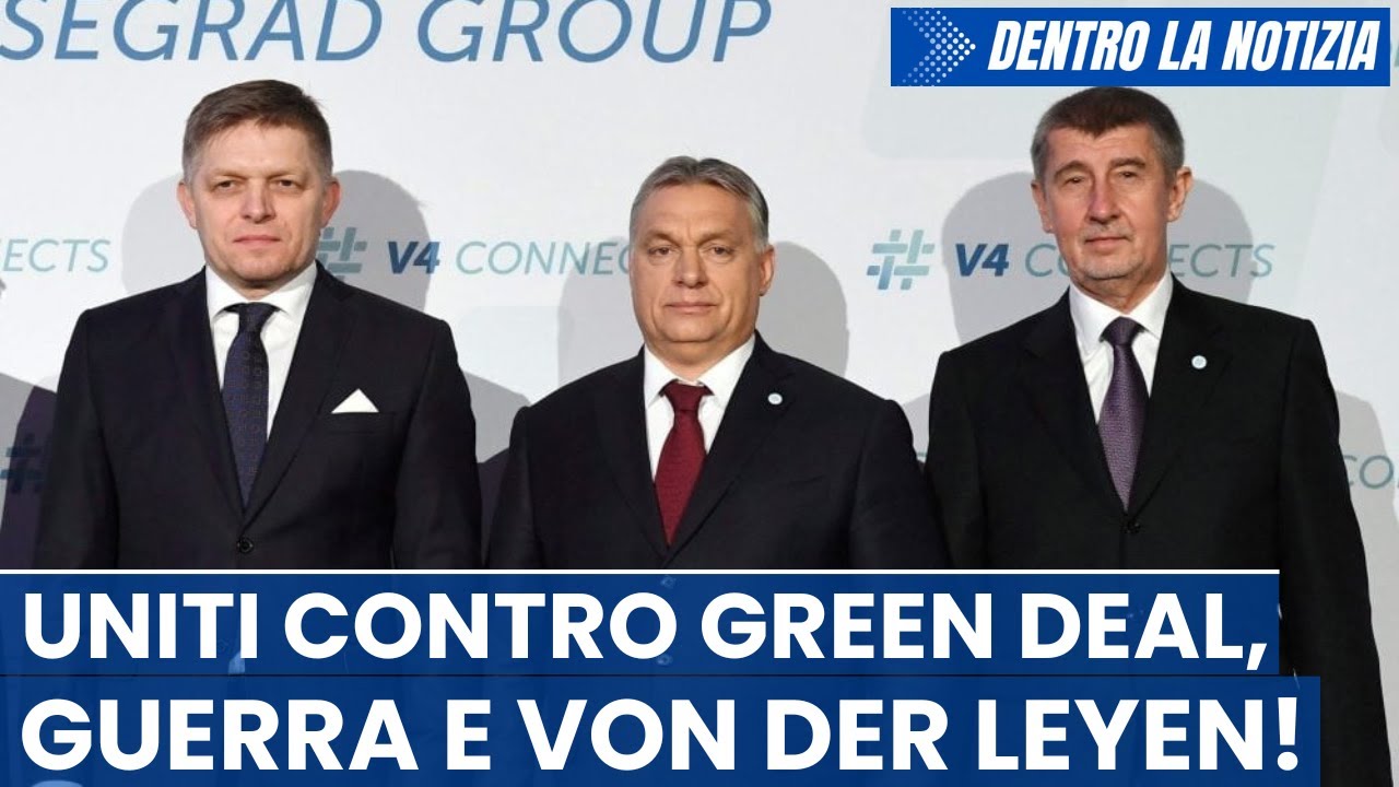 WOW! Nasce l'alleanza contro la Commissione Ue tra Babis, Orban e Fico per PACE e abolire Green Deal