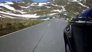 Crossing Glocknerroad Austria Überquerung der Glocknerstraße