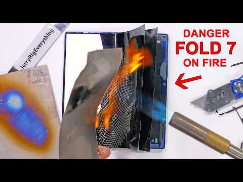 I lit my Samsung Z Fold 7 on Fire