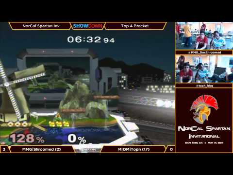 NorCal Spartan Invitational 2014 - Winner Semis - MIOM|Toph (Fox) vs MMG|Shroomed