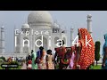 Explore India 4k Ultra HD Indian Music Earth From Above Taj Mahal Temple Holi And Nature 4k