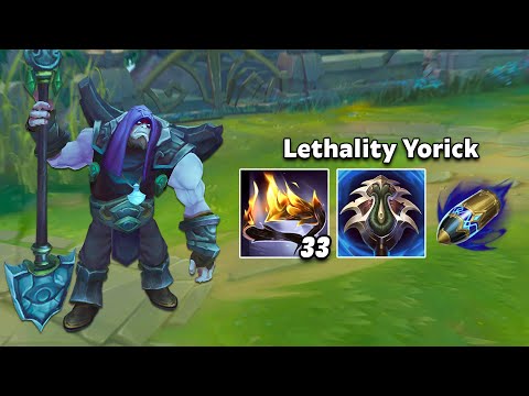FIRST STRIKE LETHALITY YORICK IS A MENACE IN TOP LANE