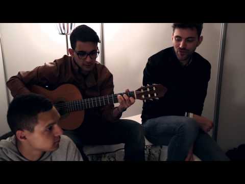 BACKSTAGE Freaky Fortune & RiskyKidd sing Only Teardrops for Denmark!