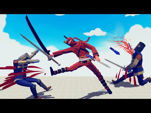 NINJA MASTER vs EVERY UNIT | Totally Accurate Battle Simulator-TABS