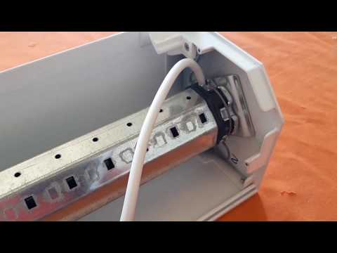 Rollladenwelle einbauen