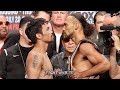 MANNY PACQUIAO & KEITH THURMAN HAVE INTENSE WEIGH IN FACE OFF! - FULL PACQUIAO VS THURMAN WEIGH IN