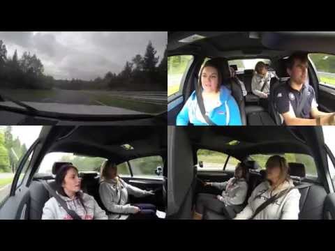 BMW M5 Ring-Taxi Nurburgring Nordschleife with 3 girls 31.08.14