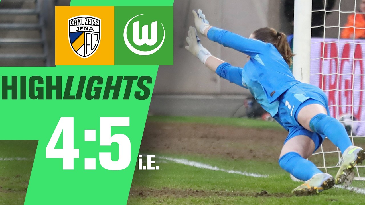 Carl Zeiss Jena vs VfL Wolfsburg Highlights