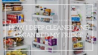 HOW I DEEP CLEAN MY FRIDGE + PRACTICAL TIPS TO ORGANIZE THE FRIDGE | THE KITCHEN MUSE #fridge