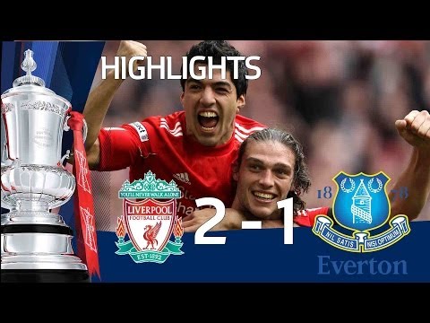 Liverpool 2-1 Everton - Jelavic, Suarez & Carroll goals and Official highlights | FA Cup 15-04-12