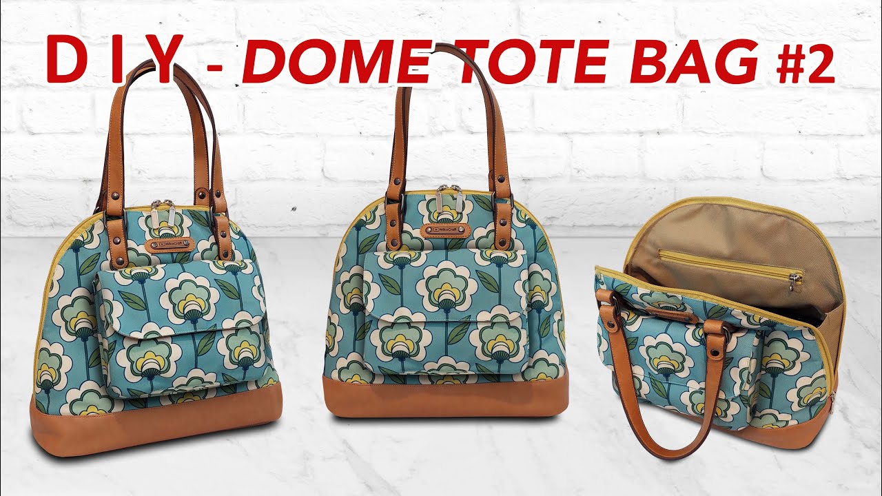 DIY DOME TOTE BAG Series #2 - How to make dome bag - Tutorial/cara membuat tote bag handmade