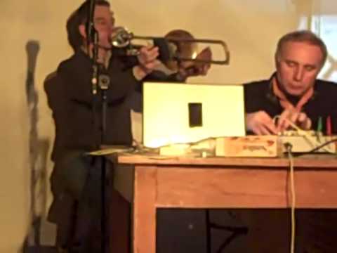 Nicolas Collins and Hans W. Koch at Lampo - 4/11/09