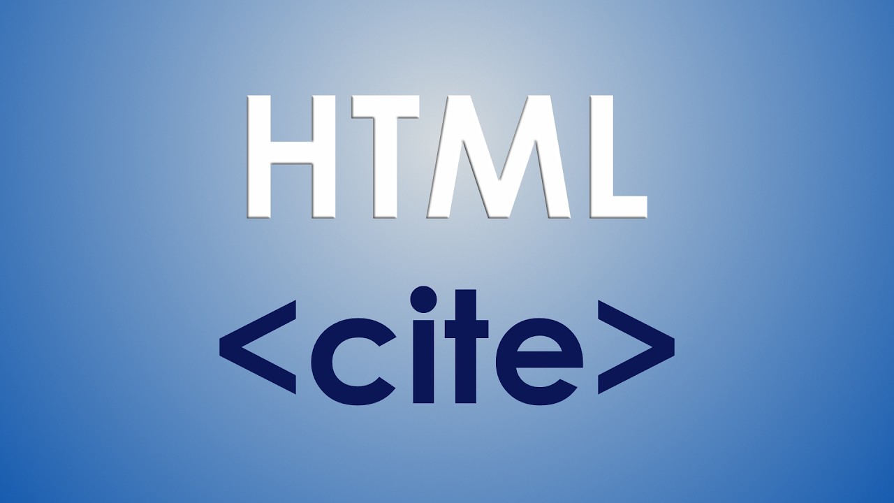 Las CITAS en HTML