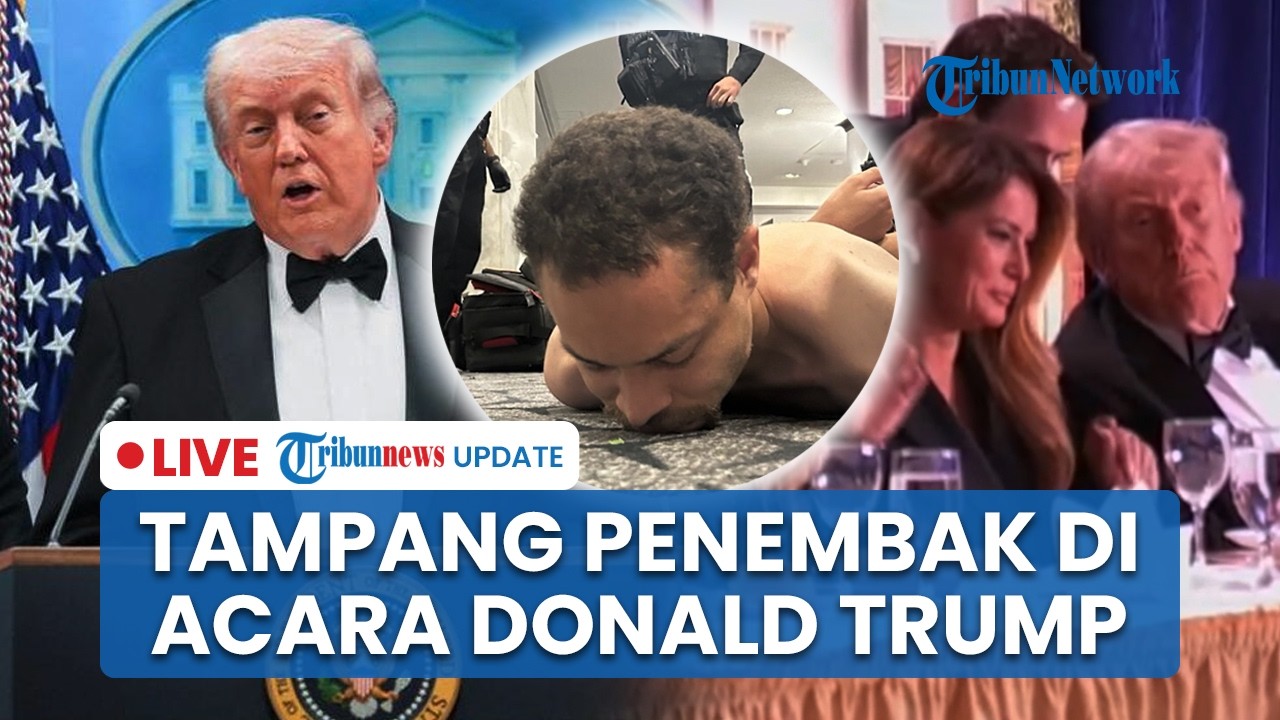 LIVE: Tampang Pelaku Penembak di Acara Trump, Polisi Ungkap Identitas Cole Tomas Allen