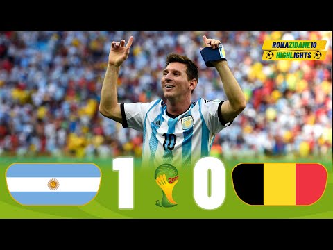 Argentina 1-0 Belgium | 2014 World Cup Quarter Final | Extended Goals & Highlights HD