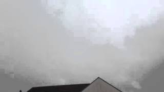 Thunder and lightening in Antrim Town, Northern Ireland, county Antrim