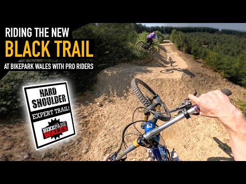 RIDING THE NEW BLACK TRAIL AT BIKEPARK WALES WITH PRO FREE RIDERS!