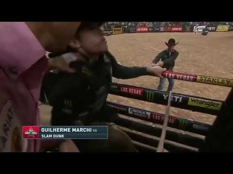 Guilherme Marchi rides Slam Dunk for 86.5 points (PBR)